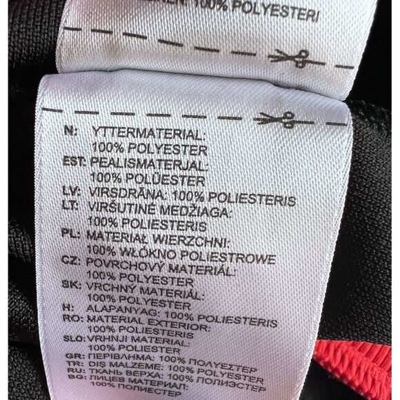 adidas MENS L SAMBA FUTEBOL CLUB SOCCER‎ BRAZIL BRASIL JACKET BLACK RED RARE - Picture 7 of 7